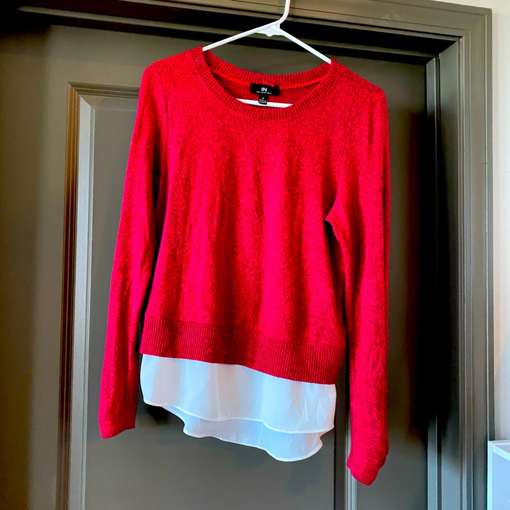 Red Sweater- Super comfortable and cute